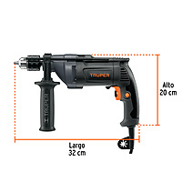 Rotomartillo 1/2' 750 W, industrial, Truper - ROTO-1/2N8 / 15683 Rotomartillo 1/2' 750 W, industrial, Truper - ROTO-1/2N8 / 15683