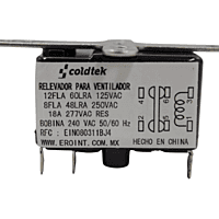Relay Refrigeracion para Vent, 6 Term, Bobina 240 Volts AC - RYRFFN002 Relay Refrigeracion para Vent, 6 Term, Bobina 240 Volts AC - RYRFFN002