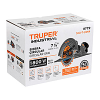 Sierra circular 7-1/4' 1800 W, industrial, Truper - SICI-7-1/4N4 / 11779 Sierra circular 7-1/4' 1800 W, industrial, Truper - SICI-7-1/4N4 / 11779