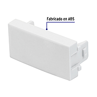 Tapón ciego, línea Oslo, color blanco - TA-OB / 48314