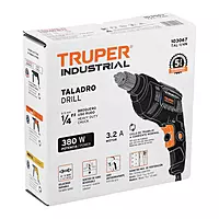 Taladro 1/4', 380W, TRUPER INDUSTRIAL, 103067 - TAL-1/4N