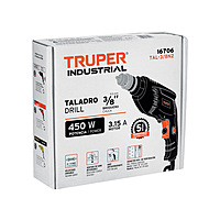 Taladro 3/8' 450 W, industrial, Truper - TAL-3/8N2 / 16706 Taladro 3/8' 450 W, industrial, Truper - TAL-3/8N2 / 16706