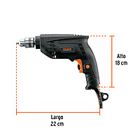 Taladro 3/8' 450 W, industrial, Truper - TAL-3/8N2 / 16706 Taladro 3/8' 450 W, industrial, Truper - TAL-3/8N2 / 16706