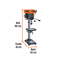 Taladro de piso 13", 3/4 HP (560 W), broquero 5/8", Truper TAPI-13 / 16178 Taladro de piso 13", 3/4 HP (560 W), broquero 5/8", Truper TAPI-13 / 16178