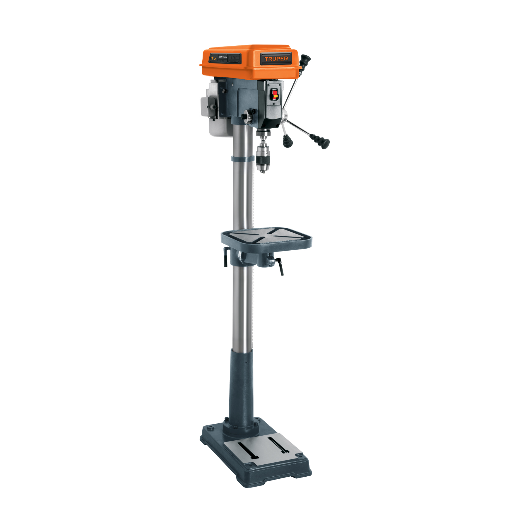 Taladro de piso 15", 1 HP (750 W), broquero 5/8", Truper TAPI-15 / 16180 Taladro de piso 15", 1 HP (750 W), broquero 5/8", Truper TAPI-15 / 16180