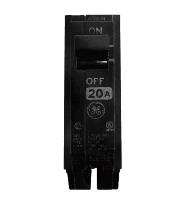 Interruptor Termomagnetico 1P, 20A, 120/240V (1") Thql1120, Ge Interruptor Termomagnetico 1P, 20A, 120/240V (1") Thql1120, Ge