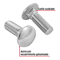 Bolsa con 30 tornillos 1/2' x 1-1/2' tipo coche - TORC-1/2X1-1/2 / 44747