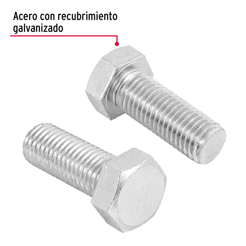 Bolsa con 6 tornillos 3/4' x 2' tipo máquina - TORM-3/4X2 / 44702