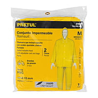 Conjunto impermeable,PVC,espesor 0.10mm,talla grande, Pretul - TRA-PRO-M-P / 27094 Conjunto impermeable,PVC,espesor 0.10mm,talla grande, Pretul - TRA-PRO-M-P / 27094