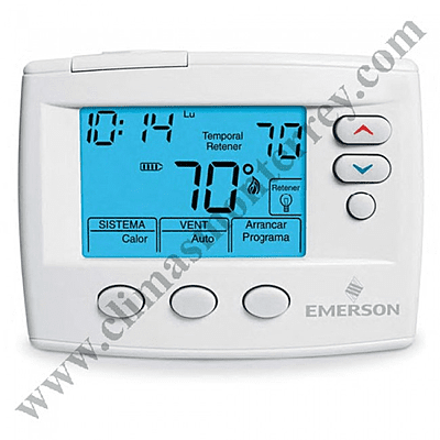 Termostato Blue Selecto, Digital Universal Versión En Español Emerson - 1F85St0422