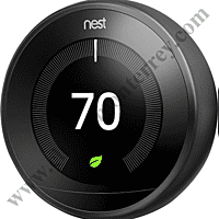 Termostato Nest 3Rd Generacion Black - T3016Us