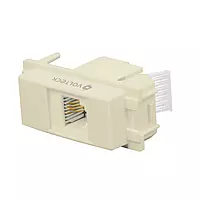 Toma de teléfono, línea Italiana, color marfil - TE-I / 48105 Toma de teléfono, línea Italiana, color marfil - TE-I / 48105