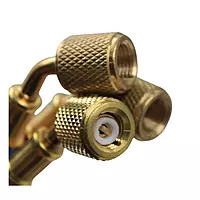 Juego de 3 Manguras de Carga de Refrigerante, 800 PSI, 150 CM DE LONGITUD, 1/4"-1/4"(Y), 1/4"-5/16"®, 1/4"-5/16"(B) - WIP-MRH-1