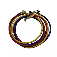 Juego de 3 Mangueras de Carga de Refrigerante con Valvulas de Seguridad, 800 PSI, 180 CM de Longitud, 1/4"-1/4"(Y), 1/4"-1/4"®, 1/4"-1/4"(B) - WIP-MRH-2SV Juego de 3 Mangueras de Carga de Refrigerante con Valvulas de Seguridad, 800 PSI, 180 CM de Longitud, 1/4"-1/4"(Y), 1/4"-1/4"®, 1/4"-1/4"(B) - WIP-MRH-2SV
