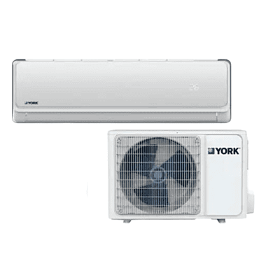 MiniSplit York Standar, 1.5 Ton, 11.4 Seer, Solo Frio, R-410, 220-1-60 Cond YHFE18YJMAXAO-X - Evap YHFE18XJMAXA-RX