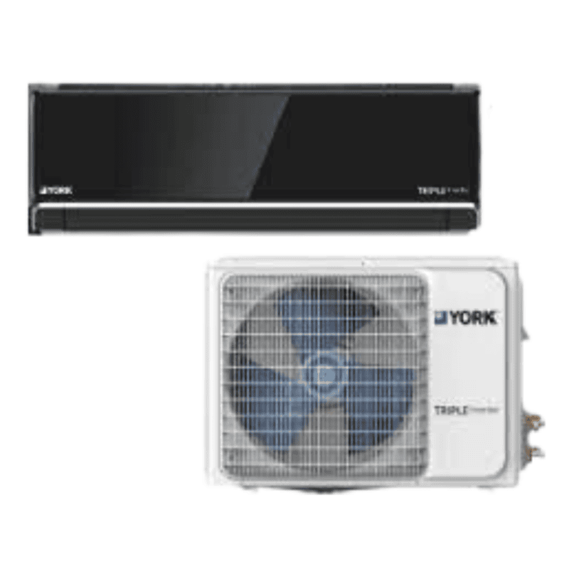 Set Minisplit Triple Inverter York, 1 ton, frio/calor, 220/1/60 Alta eficiencia 17.3 SEER - YHKE12ZJMEXCORX Set Minisplit Triple Inverter York, 1 ton, frio/calor, 220/1/60 Alta eficiencia 17.3 SEER - YHKE12ZJMEXCORX
