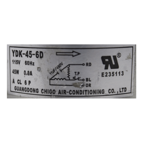 Motor Condensador 3 Toneladas Ydk 45 6D Para Magnum 13, Ydk150 6C - 320243048R Motor Condensador 3 Toneladas Ydk 45 6D Para Magnum 13, Ydk150 6C - 320243048R