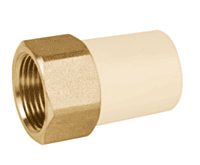 Adaptador hembra de CPVC con inserto metálico 3/4' - CPVC-642 / 45108 Adaptador hembra de CPVC con inserto metálico 3/4' - CPVC-642 / 45108