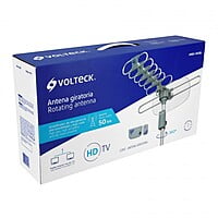Antena aérea para TV, giratoria 360° con cable coaxial 10m - ANGI-360B / 48114 Antena aérea para TV, giratoria 360° con cable coaxial 10m - ANGI-360B / 48114
