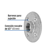 Brida, acero galvanizado, 1/2' - CG-601 / 48737CG-601 Brida, acero galvanizado, 1/2' - CG-601 / 48737CG-601
