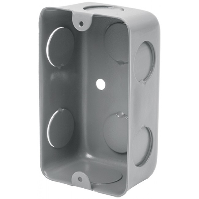 Caja tipo chalupa de acero 2x4', económica - CCH-2X4E / 45006