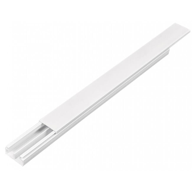 Canaleta de 2 vías, 10 x 20, con división - CAN-1020D / 46283