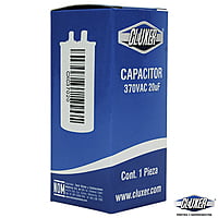 Capacitor de Trabajo, 20Mf, 370VAC +-5%, 50/60Hz, Cluxer - CXC37020 Capacitor de Trabajo, 20Mf, 370VAC +-5%, 50/60Hz, Cluxer - CXC37020