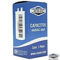 Capacitor De Trabajo, 45Mf, 440Vac +-5%, 50/60Hz / Cluxer - CXC44045 Capacitor De Trabajo, 45Mf, 440Vac +-5%, 50/60Hz / Cluxer - CXC44045