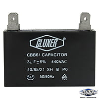 Capacitor De Ventilador, 3Mf, 440Vac -5 %, 50/60 Hz / Cluxer - CXCP4403 Capacitor De Ventilador, 3Mf, 440Vac -5 %, 50/60 Hz / Cluxer - CXCP4403