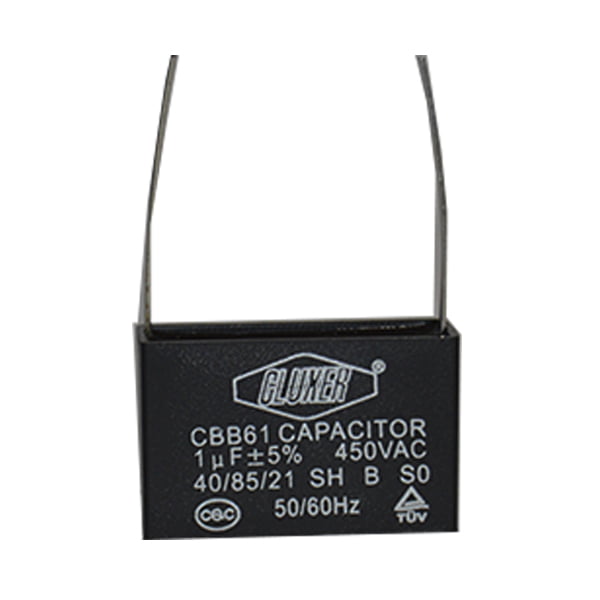 Capacitor 1Mf 450 Vac Soldable Para Motor Electronica / Cluxer - CXCSOL4401 Capacitor 1Mf 450 Vac Soldable Para Motor Electronica / Cluxer - CXCSOL4401