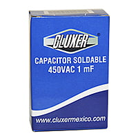 Capacitor 1Mf 450 Vac Soldable Para Motor Electronica / Cluxer - CXCSOL4401 Capacitor 1Mf 450 Vac Soldable Para Motor Electronica / Cluxer - CXCSOL4401