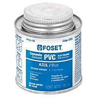 Cemento azul para PVC, hasta 12', bote 145 ml - PPVCA-145 / 42025 Cemento azul para PVC, hasta 12', bote 145 ml - PPVCA-145 / 42025