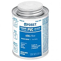 Cemento azul para PVC, hasta 12', bote 250 ml - PPVCA-250 / 42026 Cemento azul para PVC, hasta 12', bote 250 ml - PPVCA-250 / 42026