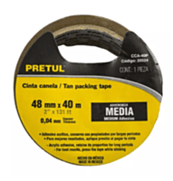 Cinta de empaque canela, 40 m, Pretul - CCA-40P / 20524 Cinta de empaque canela, 40 m, Pretul - CCA-40P / 20524