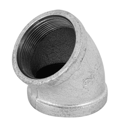 Codo 45°, acero galvanizado, 2' - CG-866 / 48754
