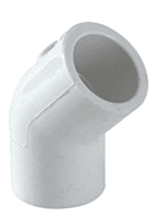 Codo 45° de PVC, 1-1/4' - PVC-864 / 45526 Codo 45° de PVC, 1-1/4' - PVC-864 / 45526