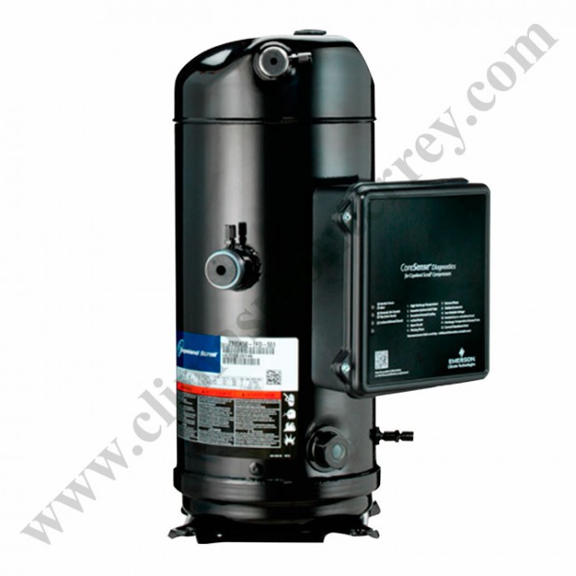 Compresor Copeland Scroll ZB, Btus 119,000, EER 10.9, 200-230/3/60, R22, HP 10 CFH 1,228 - ZB76KQ-TF5-551 Compresor Copeland Scroll ZB, Btus 119,000, EER 10.9, 200-230/3/60, R22, HP 10 CFH 1,228 - ZB76KQ-TF5-551