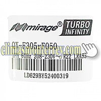 Compresor Mirage Rotativo,2 Toneladas, 208-230V, Btus 24,000, R22 Mirage QX-F305RF050 - 00101318M Compresor Mirage Rotativo,2 Toneladas, 208-230V, Btus 24,000, R22 Mirage QX-F305RF050 - 00101318M