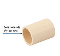 Cople de CPVC, 1/2' - CPVC-261 / 45126