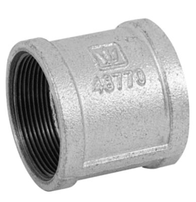 Cople reforzado, acero galvanizado, 2' - CG-206 / 48770