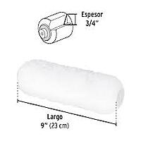 Felpa para rodillo, 9 x 3/4', superficies rugosas, Pretul, 28043 - R-ROPI-920P
