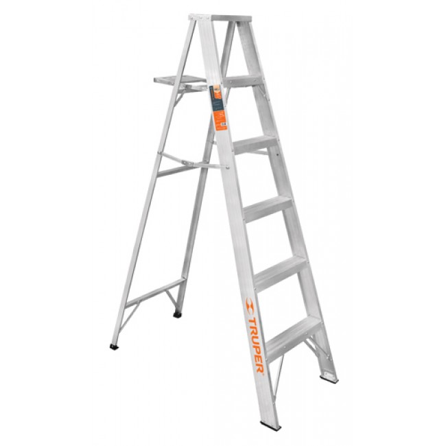 Escalera de tijera, aluminio, tipo ll, 5 escalones - ESTA-25 / 10450:(