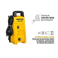 Hidrolavadora eléctrica, 1300 PSI, Pretul - HILA-1300P / 26014