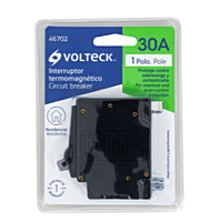 Interruptor termomagnético 1 polo 30 A, Volteck - IT-130 / 46702 Interruptor termomagnético 1 polo 30 A, Volteck - IT-130 / 46702