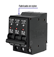 Interruptor termomagnético 3 polos 30 A, Volteck - IT-330 / 47515