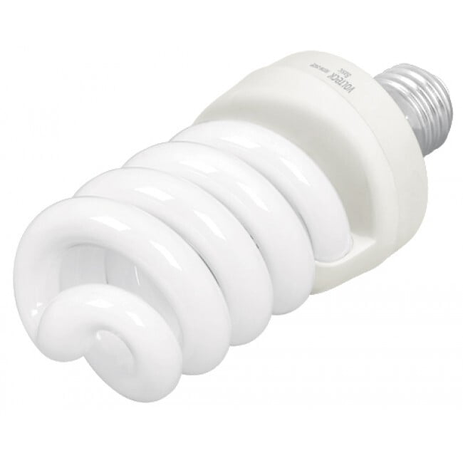 Lámpara 13 W, espiral, luz cálida, Volteck basic - FOTWC-13CP / 26106