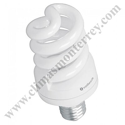 Lámpara 15 W, espiral, luz día, T4, en blíster, Volteck - F-15E / 48212