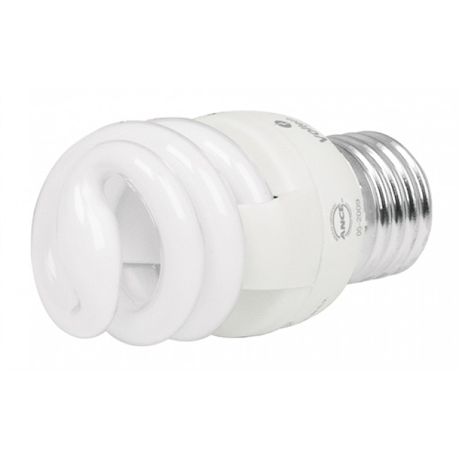 Lámpara 15 W, espiral mini, luz cálida, T2, en blister - FC-15EM / 48205