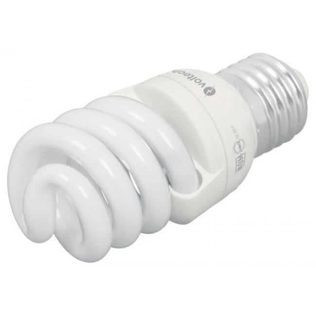 Lámpara 9 W, espiral mini, luz cálida, T2, en blister - FC-9EM / 48501