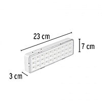 Lámpara de emergencia recargable 220 lm, 30 LED - LAE-30 / 43007